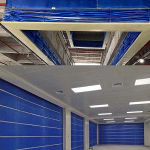 Automated Wall Mounted Inorganic Fire Roller Shutter Double Track For Less Than