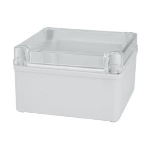 Clear Lid Black Base Plastic Screws IP66 Plastic Watertight Junction Seal Box