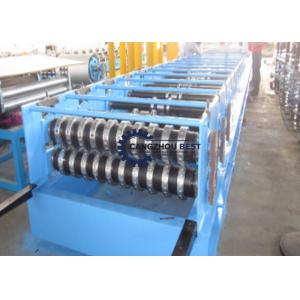 Steel Structure Metal Floor Deck Roll Forming Machine For Building Material