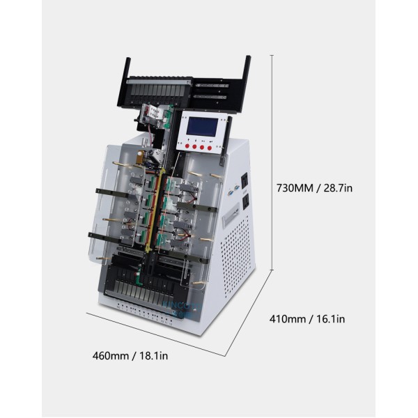 Model 1213D Full Automatic Tube IC Programmer High Speed Chip Burning Machine With OK NG Sorting