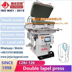 Wholesale LED PLC Commercial Laundry Press Double Lapel Suit Ironing Press Machine 1.5kw from china suppliers