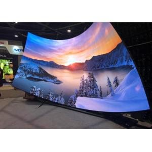 IP45 Practical Bendable LED Screen , Multiscene Flexible LED Video Wall