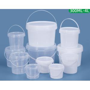 Customizable Logo Plastic Food Pail IML Thermal Transfer Screen Printing