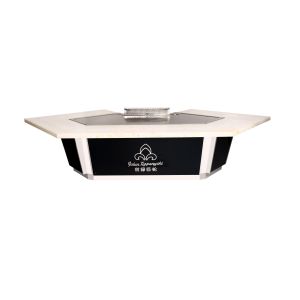 Commercial Teppanyaki Grill Table with Beef Mutton Chicken Cooking Capabilities