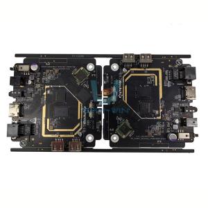 One Stop Automotive PCB Assembly 4mil Control Black PCB Assembly IATF16949