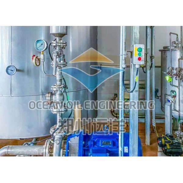 Quality Esterification Process Biodiesel Production Line 380V With PLC Control  Fatty Acid Distillation for sale