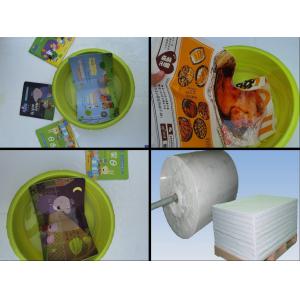 Recyclable Stone Paper Sheets 0.1mm Thickness Rich Mineral Waterproof For Menu