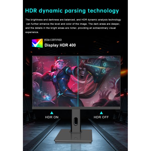 1K Resolution 25 Inch PC Monitor 165Hz 180Hz 200Hz 240Hz High Refresh Height Adjustable