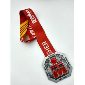Ironman Triathlon Custom Die Cast Medals 2d Design Laser Engraving