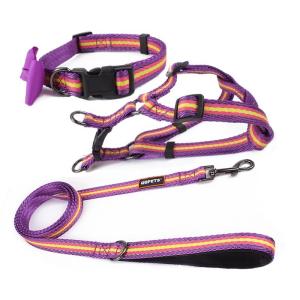 Eco Friendly Bowtie Reflective Polyester Dog Collar