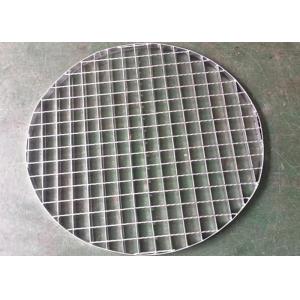 Q235 Galvanized Steel Round Metal Drain Grates Bar Panels Customized