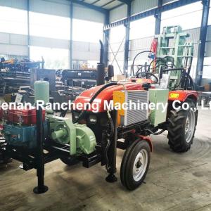 Tractor Mounted Water Well Drilling Machine 260m Full Hydraulic Borehole Rig