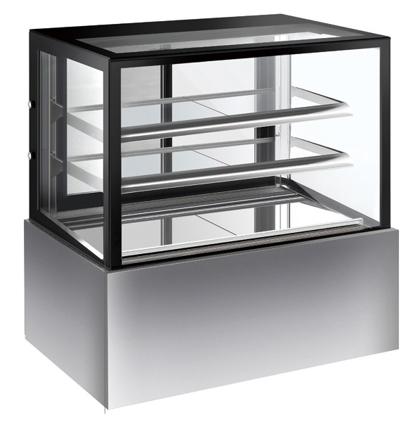 Commercial Refrigerated Cake Display Cabinets 280L Capacity With Sliding Door