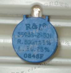 Wholesale 2W Multi-turn wire wound potentiometer 3590S-2-501 500ohm potentiometer from china suppliers