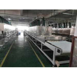 30KW Fast Drying Microwave Vacuum Dryer Capacity 1-10T/H Drying Time 2-6 Hours