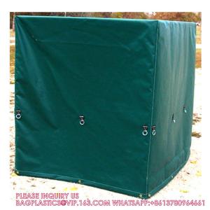 Ibc Container Tarpaulin, Tarpaulin Fabric Pallet Cover Shade Cover For