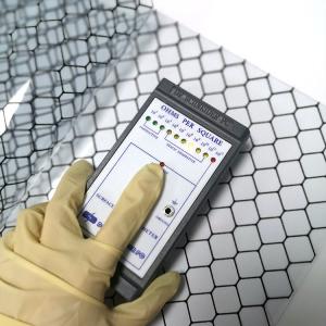 Cleanroom ESD PVC Curtain Transparent / Black Grid Antistatic Curtain