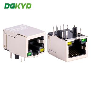 RJ45 Ethernet socket 100Mbps integrated filter with POE network interface