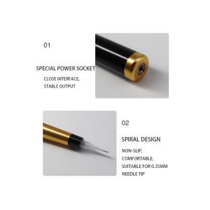 7V Black Strong Power Microblading Pen Permanent Cosmetic Machine