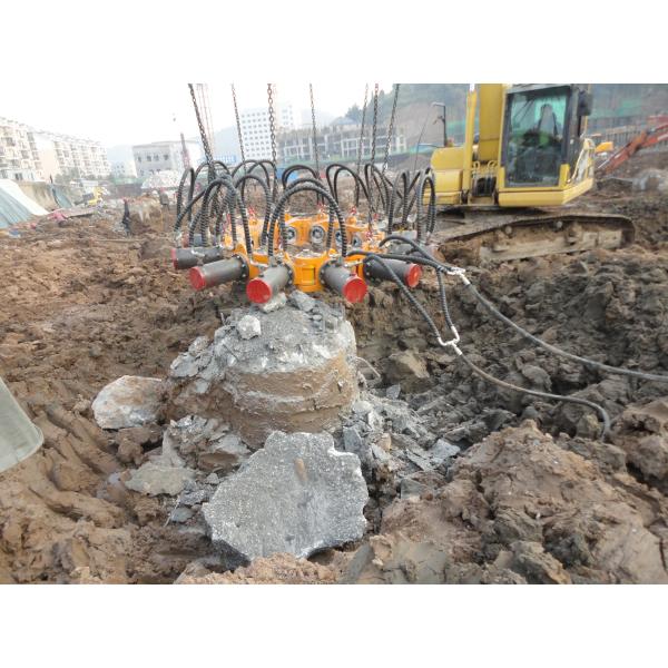 Big Crush Breaker Round / Square Hydraulic Concrete Pile Head