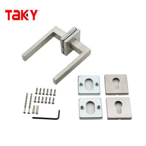 Custom Stainless Steel Shower Glass Door Handle Modern Design