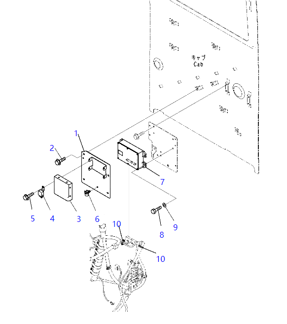 2A5-979-1121 2A5-979-1122 Controller KOMATSU Excavator Air Conditioner Parts For PC200-8MO