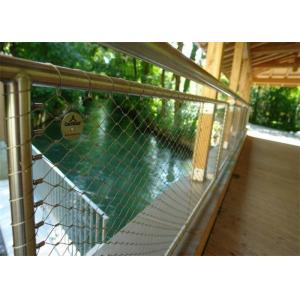 Ferruled SS316 Stainless Steel Woven Wire Mesh Rope Webnet