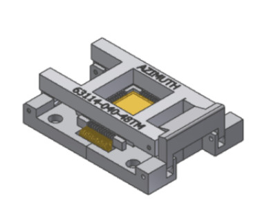 Quality Electrical Quad Flat Pack Azimuth Carrierless Test Socket 63114-040-48TM Azimuth Electronics for sale