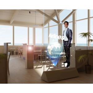 170 Degree Rear Projection Window Film Self Adhesive Clear Rear Projection Film