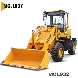Mini Articulated 2 Ton Wheel Loader 1350mm Dump Reach