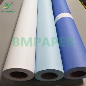 20LB 24" Single Side Bright Blue Violet CAD Plotter Engineering Bond Paper rolls