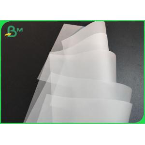 Water Tolerance CAD Tracing Paper Roll Translucence 50gsm - 80gsm