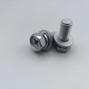 Industrial Cross Recessed M3-M8 Hex Bolt Zinc Coated Washers