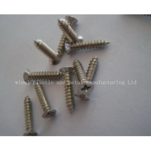 Quality N7819 self-taping KA screw,iron with nickle plating,size and finish can be OEM produced. for sale