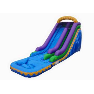 Funny Backyard 0.55mm PVC Kids Inflatable Water Slide With Splash Pool