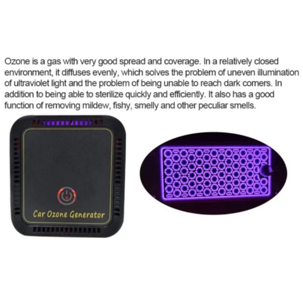 200mg/h Automotive Ozone Generator Air Purification Machine ODM