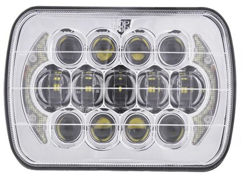 Quality 105W 5X7 LED headlight  Working spot light led work light light driving led lamps Replacement for Sealed Beam with DRL for sale