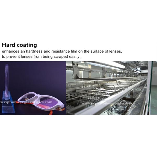 Optical Resin 1.56 Blue Light Blocking Lenses Hard Coating 98% Transmission