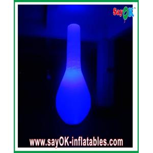 H2m Inflatable Lighting Decoration , Led Lighting Inflatable Bottle