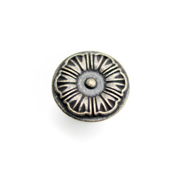 Vintage Kitchen Cabinet Knobs Pulls, Flower Drawer Knobs, Dresser Knobs, Antique Brass Pull Handles, Rustic Bronzed Door