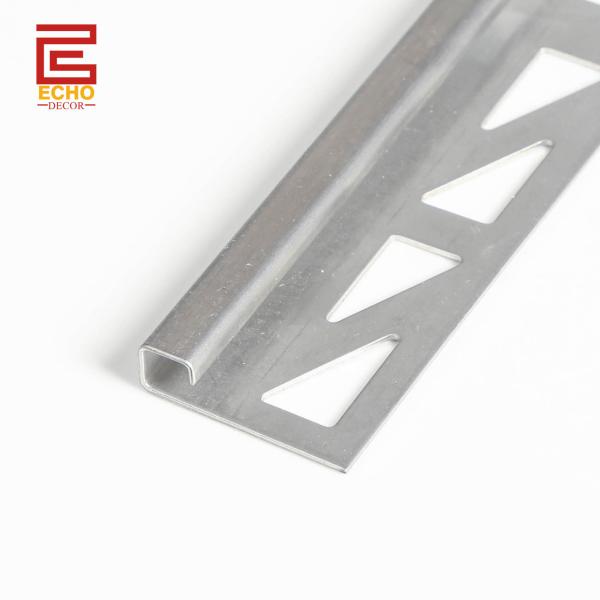 Stainless Steel Square Tile Trim Wall Edge Tile Trim For External Corners