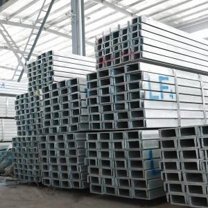 SS400 50mm Galvanised C Channel ASTM Hot Dip Galvanized C Channel