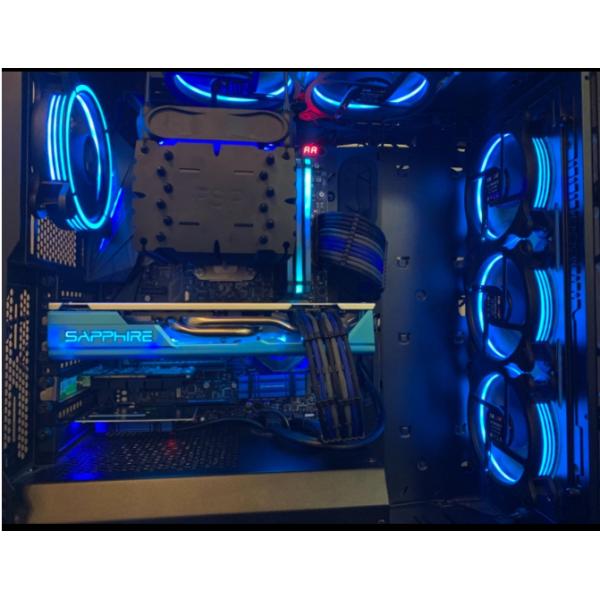 Wholesale 90 Degree Bradided Sleeved 24pin Connector 16 Awg PSU Wire Harness ATX Female to Male Elbow Data Cable Computer