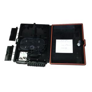 China ABS Plastic Fiber Optic Termination Box , Fiber Optic Enclosures Wall Mount 16F on sale