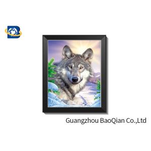images Change Effect 3D Lenticular Flips Picture With Lion / Tiger Animal
