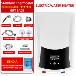 220V Thermostat Electric Water Heater For Kitchen 5500W Smart Control