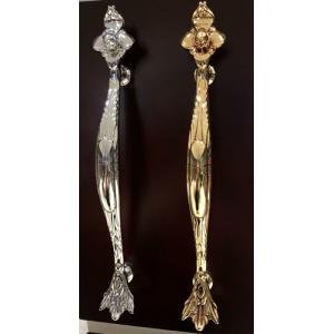 Kitchen Decorative Drawer Pulls High Ageing Resistance For Glass Doors