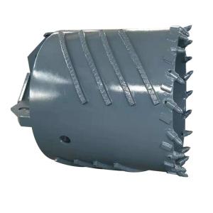 OD600 -2500 mm Cast pilot Rock Drilling Bucket Match With Drilling Machine SR150