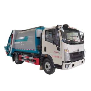 China Diesel Fuel Type 8cbm Garbage Compression Truck for Sanitation and Compacted Garbage Collection on sale