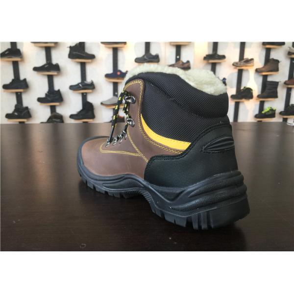 Size Customized Industrial Work Boots Artificial Fur Lining Warm Keeping For Skier